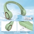 thumbnail image 5 of CIVPOWER Ventilador de cuello: Ventilador portátil sin aspas recargable con refrigeración personal para el cuello, manos libres, 3 velocidades, batería de 4000 mAh, diseño de auriculares portátiles op, 5 of 5