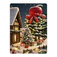 thumbnail image 2 of 130 Piece Christmas Puzzle for Adults Christmas Tree Apple Cabin Jigsaw Puzzle Christmas Gift for Adults and Family Challenging Puzzle for Game Nights, 2 of 8