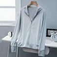 thumbnail image 1 of MYG UPF50+ Sun Protection Jacket Women Ice Silk Hooded Coat Summer Breathable Tops, 1 of 9
