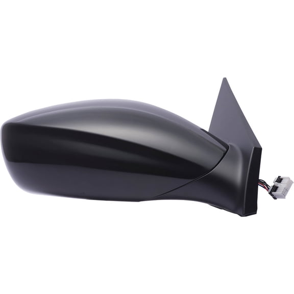 65525Y - Fit System Passenger Side Mirror for 11-14 Hyundai Sonata, black, PTM, foldaway, Power