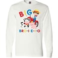 thumbnail image 3 of Inktastic Farmer Tractor EIEIO Big Bro Long Sleeve T-Shirt, 3 of 5