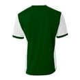 thumbnail image 2 of A4 Premier Soccer Jersey For Men in Forest/White | N3017, 2 of 5