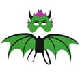 thumbnail image 4 of Disfraz de diablo Sunnimix para niños ala de diablo Verde 0 A 5 años, 4 of 8