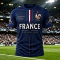 thumbnail image 2 of 2026 Mens Short Sleeve Crew Neck Football Casual Graphic Basic Tees Summer Casual Crew Neck Breathable Team for Football Fan Sports Fashion Top, 2 of 3