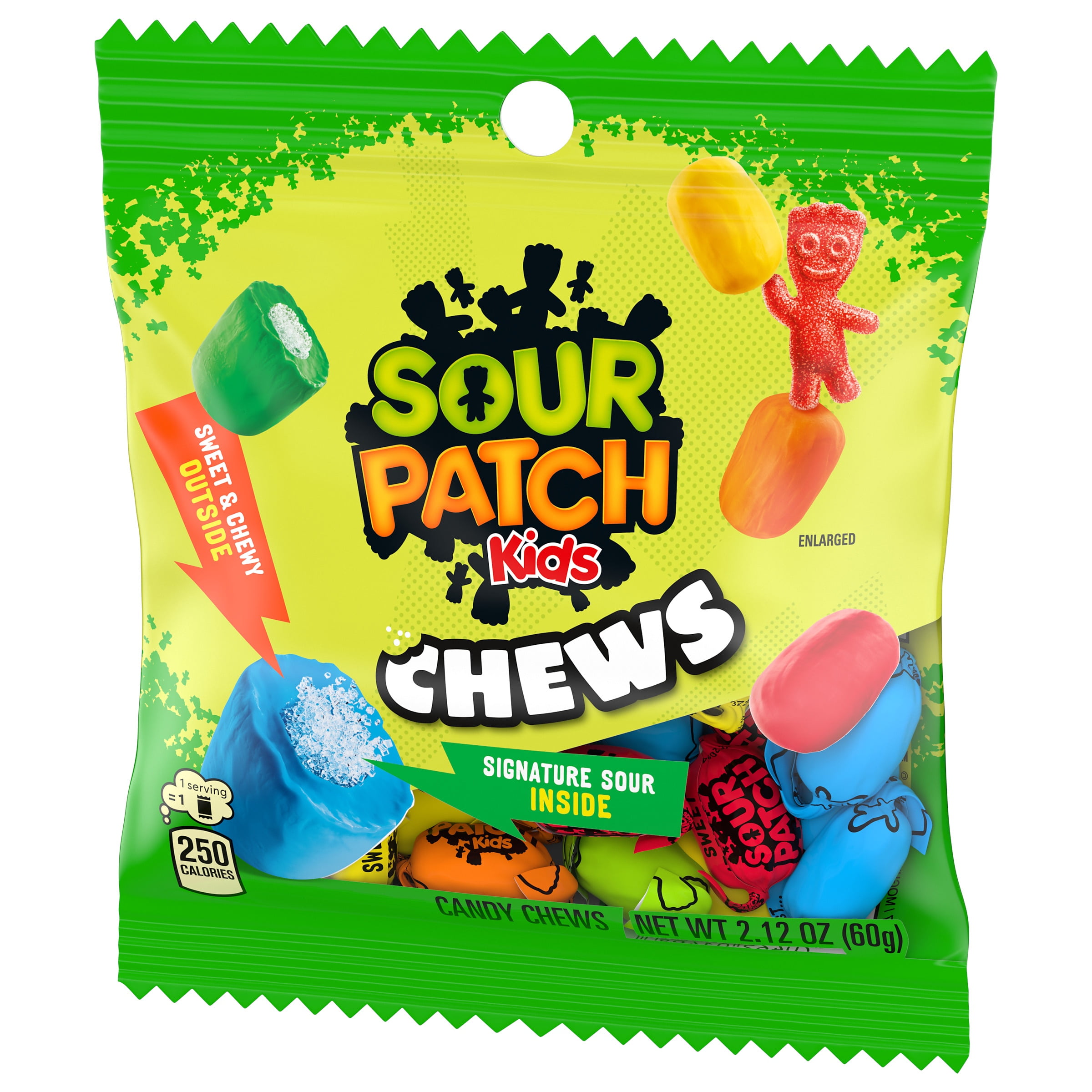 SOUR PATCH KIDS CHEWS ASSORTED SOFT CANDY 2.12 OZ