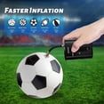 thumbnail image 2 of Inflador de balón eléctrico, bomba de aire recargable con agujas para balones deportivos, baloncesto, fútbol, voleibol, fútbol, rugby, 2 of 5