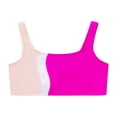 thumbnail image 3 of inlzdz Kids Children Girls Sleeveless Tank Top Gym Workout Dance Crop Top Yoga Modern Dance Athletic Hot Pink 16, 3 of 7