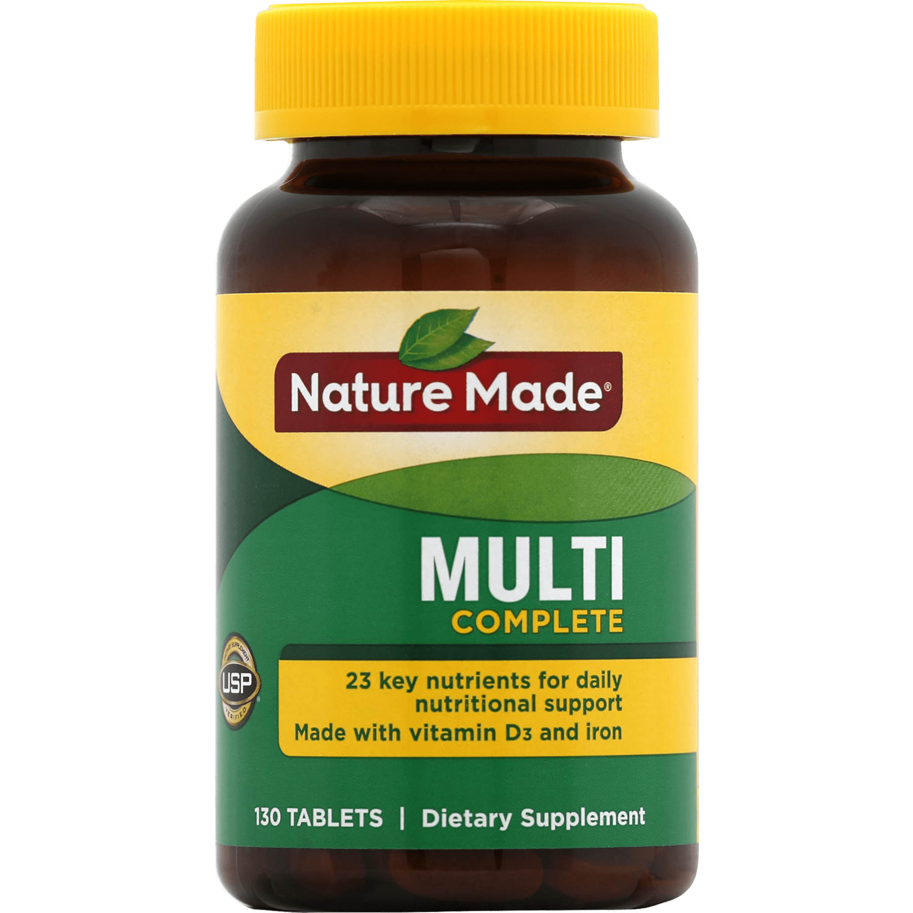 Nature Made Multi With Iron Tablets 130 Ct Walmartcom