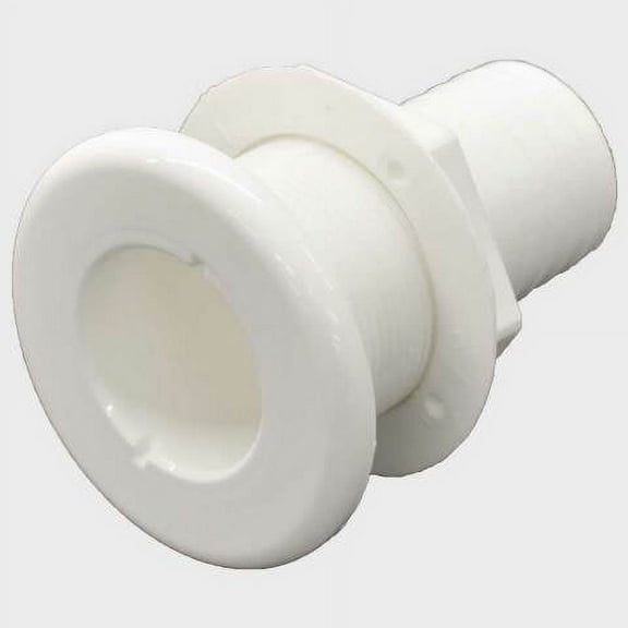 Carver Boat Thru Hull Connector Fitting 7408500 | 1 1/2 Inch White