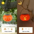 thumbnail image 4 of Lights Up Party Lanterns and Hanging Pom Poms, Plastic Orange, 4 of 6