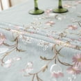 thumbnail image 3 of Mantel bordado rectangular de tela de imitación de algodón y lino, mantel para mesa de té, mantel de picnic, mantel pastoral para el hogar, 3 of 6
