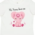 thumbnail image 4 of Inktastic Aditi My Nanny Loves Me Pink Elephant Beautiful Girls Toddler T-Shirt, 4 of 5