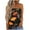 Orange, variant on EQWLJWE Womens Strapless Print Bandeau Tank Casual Sleeveless Summer Vacation Loose Holiday Tube Top Shirt Blouse Women Tanks top Deals