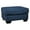 Blue, variant on Signature Design by Ashley Contemporary Darcy Ottoman Microfiber Black
