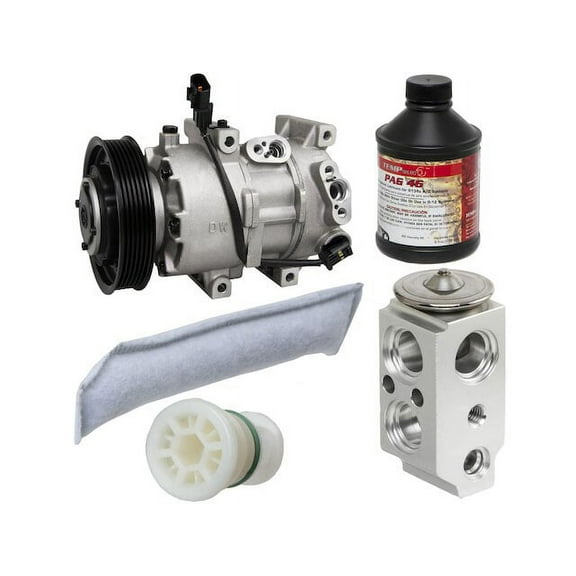 A/C Compressor Kit - Compatible with 2013 - 2017 Kia Rio 1.6L 4-Cylinder 2014 2015 2016
