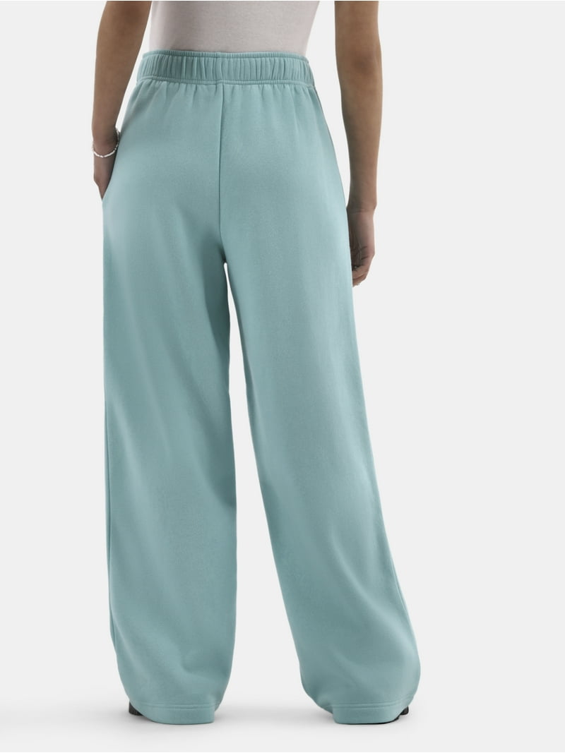 No Boundaries Soft Fleece Wide Leg Pants Women 30 Inch Inseam