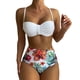 thumbnail image 1 of MKLEKYY Trajes De Baño Completo Mujer Womens Bikini Sets High Waisted Two Piece Swimsuits Floral Print Swimwear Swimsuits, 1 of 6