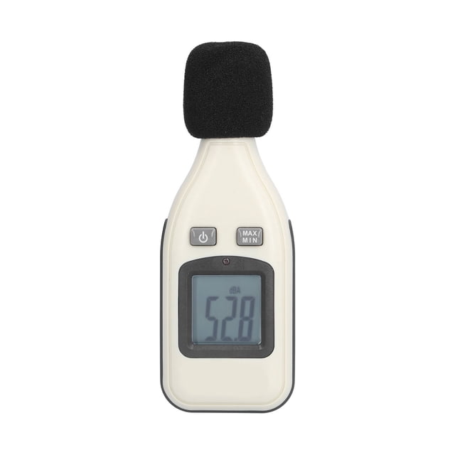 Medidor de ruido GM1351 Medidor de decibelios Probador de nivel de sonido con pantalla LCD para interiores y exteriores