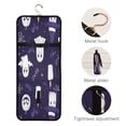 thumbnail image 4 of Portable Travel Toiletry Bag Roll up Makeup Bag Spacious Hanging Hook Makeup Bag for Travel Gym Camping Cute Halloween Ghost, 4 of 9