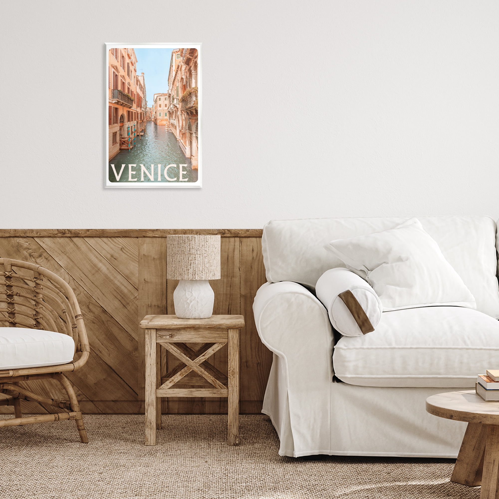 Stupell Industries Venice Canal Waterway Wall Plaque Art, design by Erin Marie