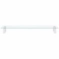 thumbnail image 2 of vidaXL Monitor Stand White 80x20x8 cm Tempered Glass and Metal, 2 of 5
