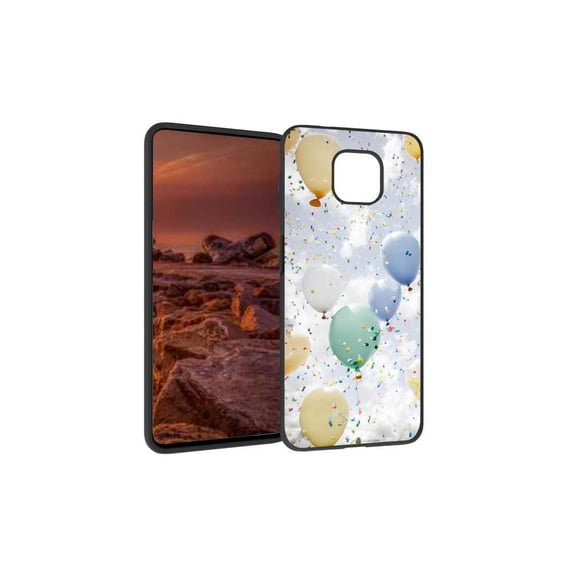Balloons-23 Phone Case, Degined for Moto G Power 2021 Case Men Women, Flexible Silicone Shockproof Case for Moto G Power 2021