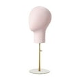thumbnail image 1 of TISHITA Présentoir de Chapeau Tête de Mannequin Réglable pour Salon de Commerce Centre Commercial Rose, 1 of 8