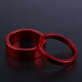 thumbnail image 4 of junta de bicicleta Junta de aleación de aluminio para auriculares de bicicleta almohadilla elevadora delantera horquilla roja 5 uds. JShteea El nuevo, 4 of 6
