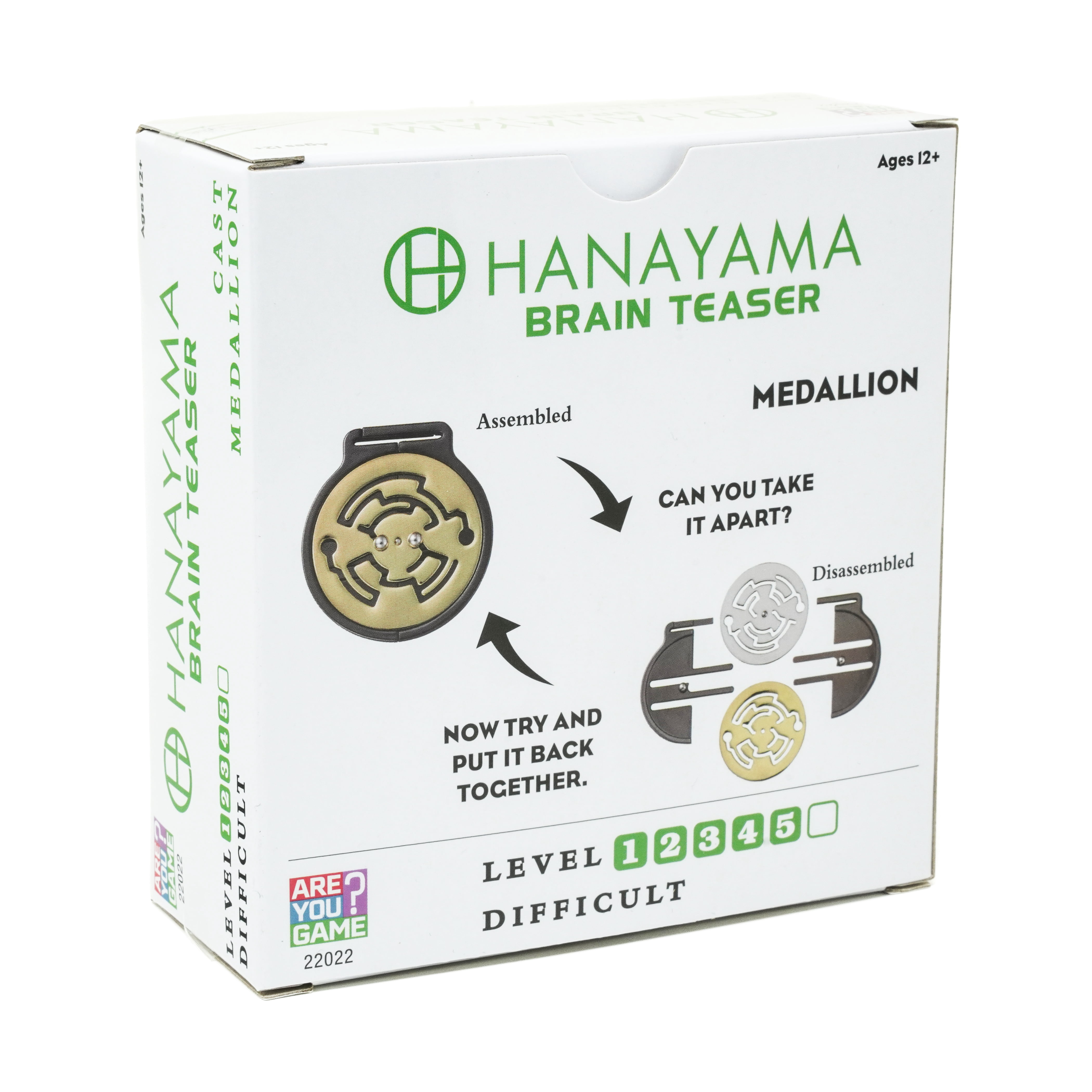 AreYouGame.com Hanayama Level 5 Cast Puzzle - Medallion
