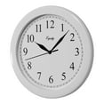 thumbnail image 2 of Equity 10 Inch Traditional Basics White Quartz Analog Wall Clock, 25201, 2 of 4