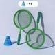 thumbnail image 5 of Juego de bádminton para niños, volantes de bádminton, raquetas deportivas, juguetes, raquetas de tenis verde, 5 of 7