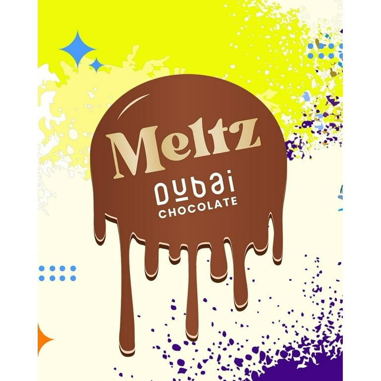 Meltz Dubai Chocolate kit Kat Pistachio Knafeh Bar 192g 1pc
