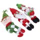 thumbnail image 3 of Lindo juego de funda para botella de vino de muñeco de nieve de Papá Noel - Decoración de mesa de fiesta navideña, 3 of 10