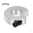 thumbnail image 3 of Uxcell Shaft Collar Set for Linear Rail SBR20, Clamp on Shaft Collar with Set Screw 4 Pack, 3 of 5