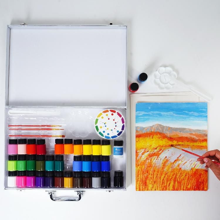 48 piece acrylic paint set