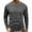 Dark Gray, variant on Men's Contrast Stitch T-Shirt Long Sleeve Crewneck Exposed Seam Top Relaxed Fit Casual Pullover for Daily Commute Outdoor Activities