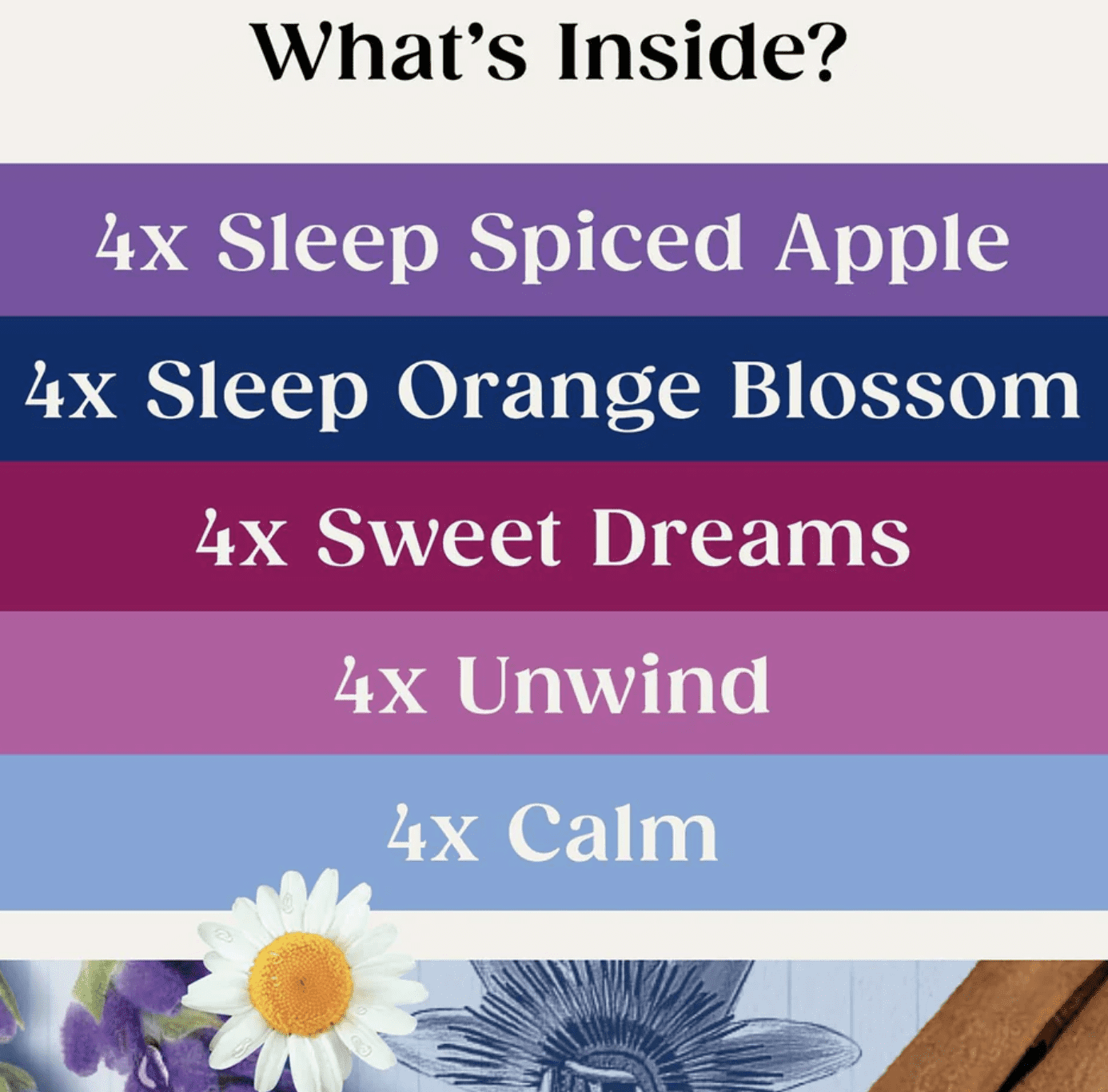 Twinings Wind Down Collection Variety Pack, 20 Tea Bags