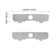 thumbnail image 3 of Kitchen And Bathroom Universal Faucet Pad Aperture Sink Storage Rack Proof And Water Accumulation Proof, 3 of 7