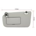 thumbnail image 5 of cciyu Left Driver Side Sun Visor Assembly Fit For Nissan Sentra 2013-2019 with Sunroof (Warm Gray), 5 of 5