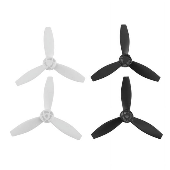 4 HéLices Accesorios Piezas de Repuesto Cuchillas para Parrot Bebop 2 Drone Negro