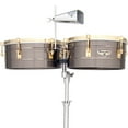 KMC Music Matador 14" & 15" Timbales, Brushed Nickel/Gold Tone