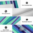 thumbnail image 6 of Mexican Style Outdoor Rug for Patio/Deck/Porch, Non-Slip Large Area Rug 6 x 9 Ft, Colorful Mexico Stripes Teal Blue Indoor Outdoor Rugs Washable Area Rugs, Reversible Camping Rug Carpet Runner, 6 of 8