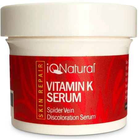 Vitamin K Spider Vein Treatment Cream | Treats Hyper pigmentation, Lightening & Whitening Dark Spots, Spider Veins Scars, Discolorations, Uneven Skin (Best Natural Treatment For Varicose Veins)