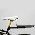 thumbnail image 5 of Bike Rear Rack Carrier Retractable Cargo Rack Aluminum Alloy Rear Seat Carrier Capacity 30 lb, Black, 5 of 8