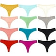 thumbnail image 3 of Alyce Ives Intimates Cotton Bikini Panties for Women, Assorted, Small, 12 Pack, 3 of 5