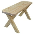 thumbnail image 5 of Yellow Pine Picnic Crossleg Bench, 5 of 20