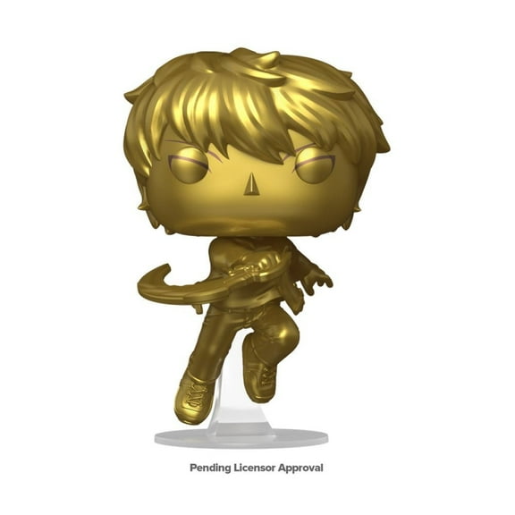 Funko Pop Vinyl Figure Solo Leveling Sung Jinwoo Gold Metallic Anime of the Year Exclusive Collectible Number 1982