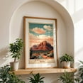 thumbnail image 5 of Sedona Vintage Travel Poster - Southwest Serenity Unveiled - Sedona Arizona Illustration Unframed Wall Art Print 8 x 12 inches, 5 of 60