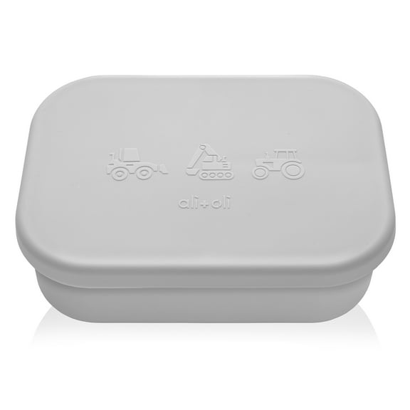 Ali Oli Silicone Bento Box (Construction) Lunch Box for Kids, Toddlers, Preschoolers & Adults | BPA-Free and Spill-Proof | Ideal for School, and On-the-Go Meals| Perfect for Lunch, Snacks, and Meals