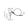 thumbnail image 2 of Uxcell Goupille de Verrouillage en Acier Inoxydable, Goupilles de Verrouillage à Bille en Acier Inoxydable Libération Rapide Sécurité Localisation 1/4 Pouces x 0.39 Pouces, 2 of 7